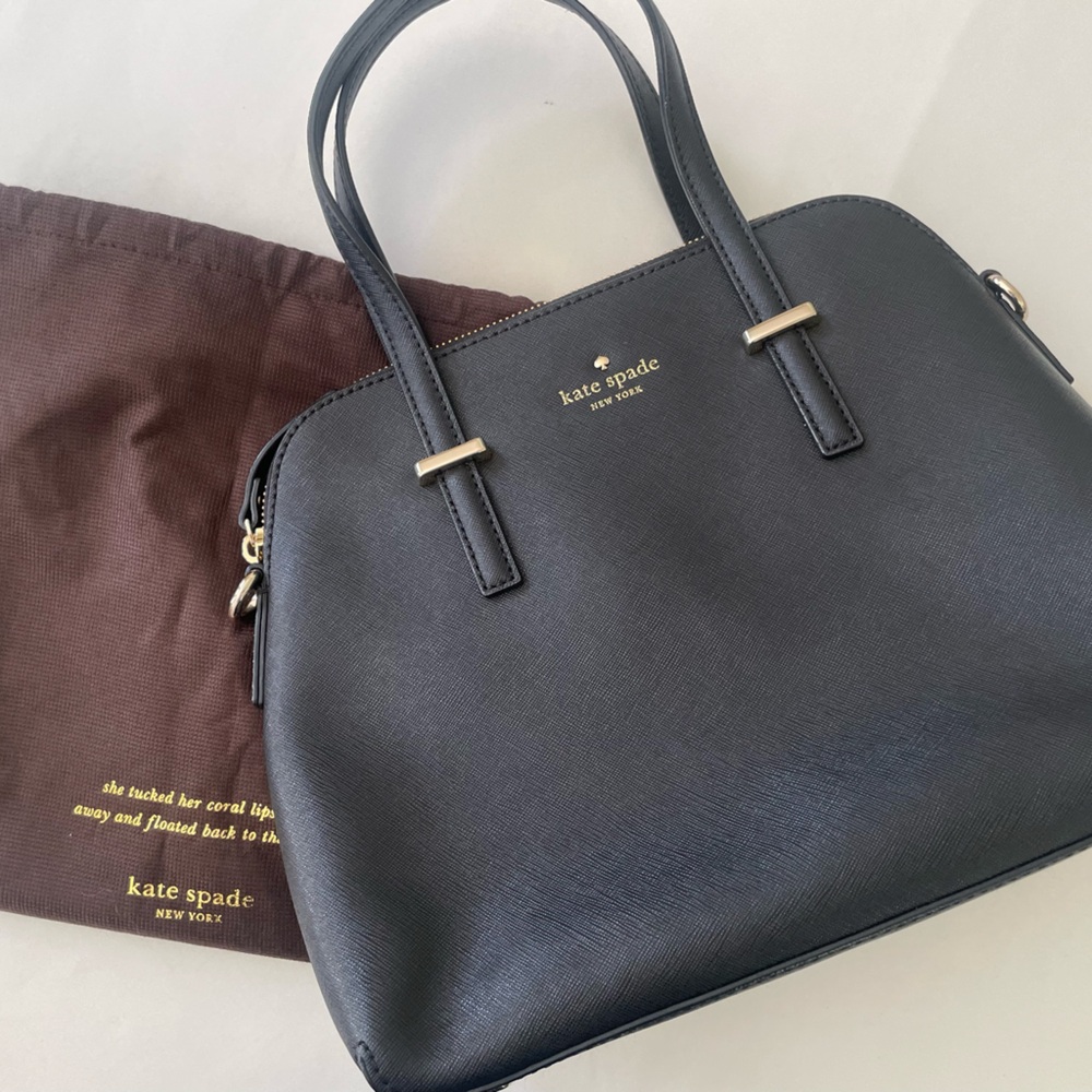 Kate Spade Cameron Street Lottie Black Satchel Bag
